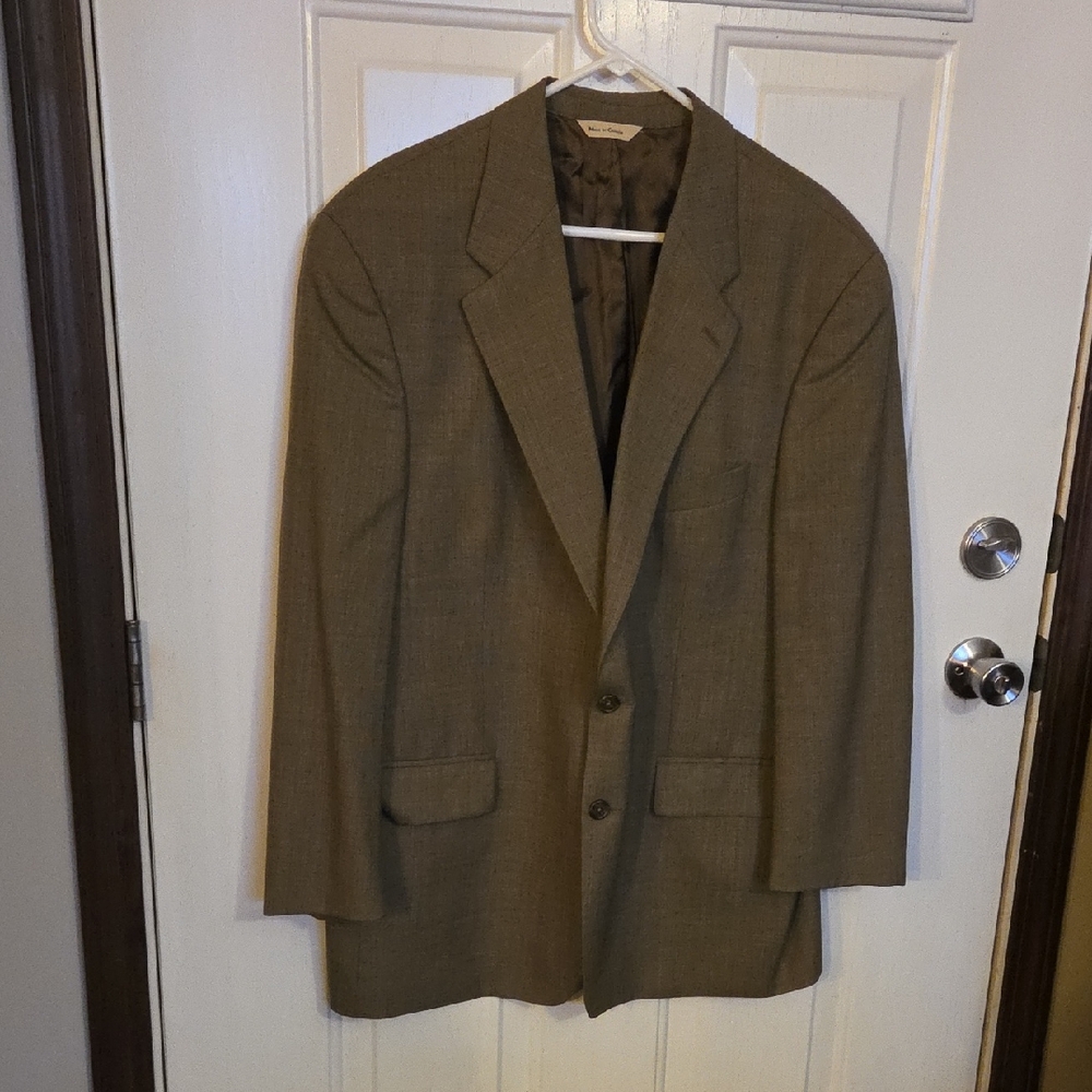 Today's Man Classic Brown Men's Blazer Size 46R